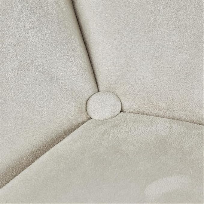 MICHAEL AMINI Malibu Crest Faux-Suede Cocktail Ottoman - Image 8