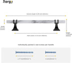 Rergy Cabinet Handles Marble Drawer Pulls and Knobs, T-Bar Hardware - Image 2