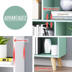 IOTXY Wooden Open Shelf Bookcase - Image 5