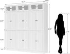 TUSY 85.5" Modern Tall Bookcase - Image 2