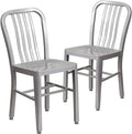 Flash Furniture Gael Indoor/Outdoor Modern Metal Dining Chairs, by FlashFurniture
