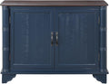 40" Solid Wood Buffet Storage Cabinet, Vintage Console Table by YWUFUART