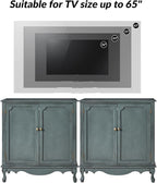 HULALA HOME Antique Accent Cabinet - Image 8