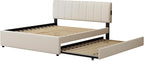 Queen Size Upholstered Platform Bed - Image 8