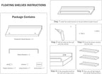RYOFOBETTO Small Floating Shelf, 6X9 Inches Farmhouse Wall Shelves - Image 7