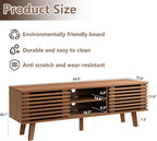 MAISONARIA Living Room Table Sets of 2, Mid Century Coffee Table & Dresser TV - Image 3
