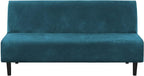 H.VERSAILTEX Real Velvet Futon Cover Armless Sofa Covers Sofa Bed Covers by HVERSAILTEX