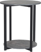 Household Essentials Jamestown Round Side End Table by HouseholdEssentials