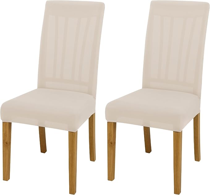 BIETYONE Stretch Dining Chair Covers Set of 2, Soft Removable Washable Kitchen by BIETYONE