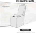ALIECOM Recliner Sectional Couch Covers L Shape Stretch Corner Reclining - Image 3
