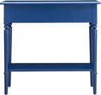 Leick Home Coastal Console Table, Solid Wood, 2 Storage Drawers, Bottom Display - Image 6