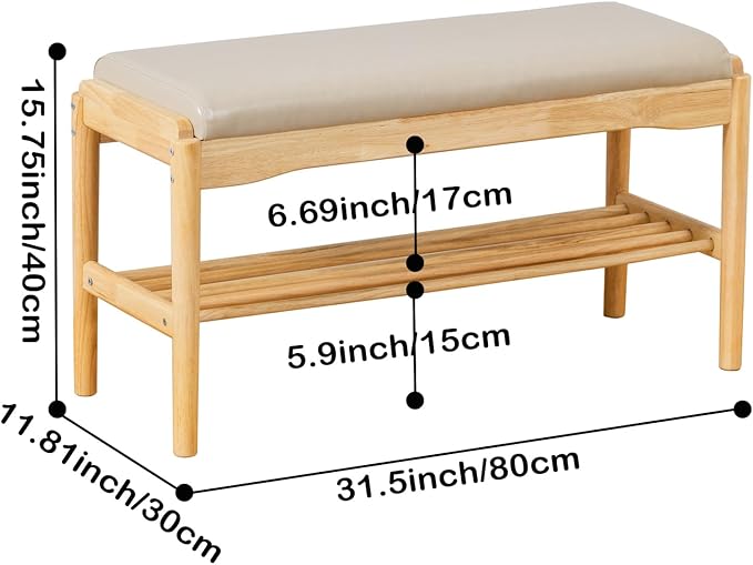 SOBIBO Entryway Shoe Bench - Image 3