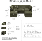mopio Oversized Modular Sectional Sofa - Image 2
