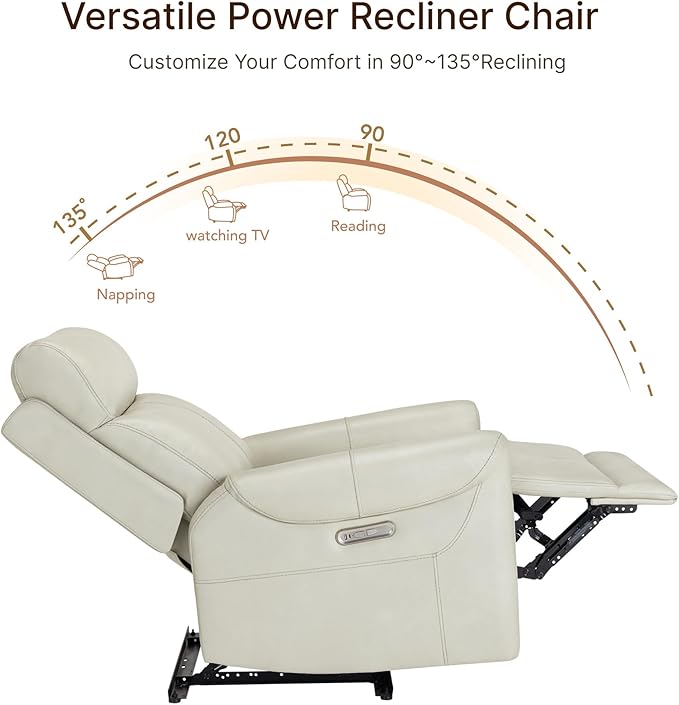KISLOT Leather Recliner Chair Set of 2, Wall Hugger RV Recliners - Image 5