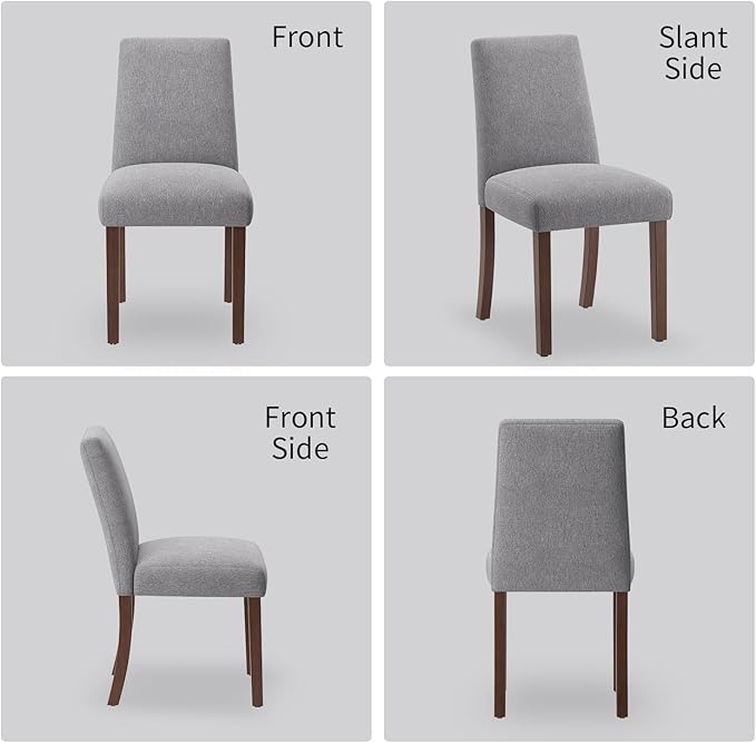 Dining Chairs Set of 2, Modern Dining Room Chairs - Image 8