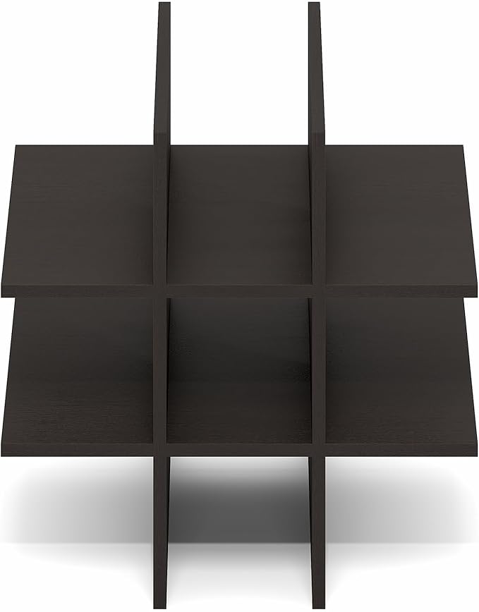 Furinno Cubicle Cube Insert, 9-Compartment Cube Organizer, Geometric Shelf - Image 10