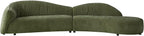 145.67 Large'' Curved Sofa Couch - Image 8