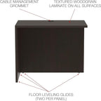 Alera ALERA Valencia Series Reversible Return/Bridge Shell, 35W X 23.63D X 29.5H - Image 3