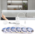 AIMENGTE Cabinet Light, LED Strip Lights, 6-in-1 12V COB Under Cabinet Lighting - Image 2