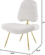 Modern Contemporary Urban Design Living Room Lounge Club Lobby Accent Chair - Image 2