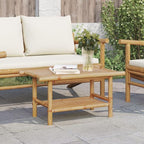 Modern Bamboo Coffee Table by ZQQLVOO