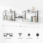 MXCSE Wall Shelves, Wall Mounted Bookshelves, DIY Floating Shelves - Image 3