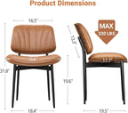 YaFiti Dining Chairs Set of 8, Dining Room and Kitchen Chairs, Mid Century - Image 2