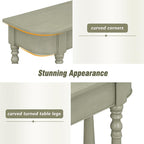 Retro Curved Console Table - Image 4