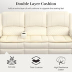 Yolsali Recliner Sofa, 3 Seater Manual Reclining Sofa - Image 5