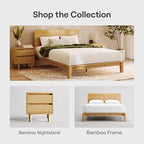 Nectar Bamboo Platform Bed Frame & Headboard - Image 8