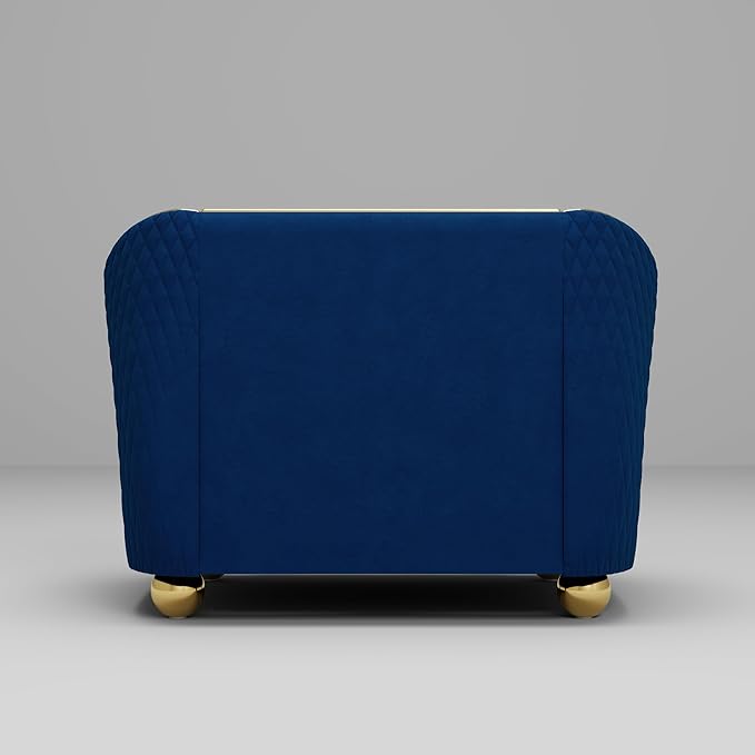 1-Piece Luxury Velvet Sofa Set for Living Room, Elegant Design Couch Set - Image 7