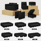 Belffin Modular Sectional Sofa Couch - Image 8