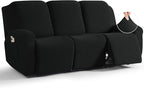 TAOCOCO Recliner Sofa Covers 8-Pieces Stretch Large Couch Covers by TAOCOCO