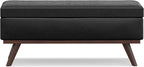 SIMPLIHOME Owen Lift Top Coffee Table Storage Ottoman - Image 6