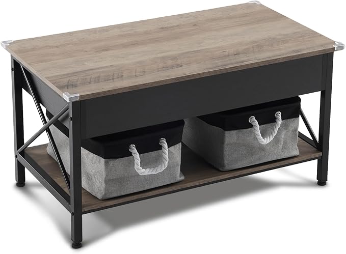 VINGLI 36" Lift Top Coffee Table - Image 7