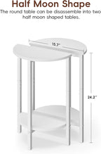 Vagusicc Side Table, Small Round End Table, Circle Table Small Round Coffee - Image 3
