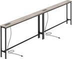 SUPERJARE 102.4 Inch Sofa Table by SUPERJARE