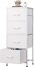 WLIVE Dresser with 4 Drawers, Storage Tower, Organizer Unit, Fabric Dresser by WLIVE