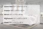 First of a Kind Santa Monica Traditional 5 Piece Queen Bedroom Set - Image 7