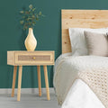 Atlantic Loft & Luv Remy Boho Mid-Century Natural Storage Drawer, Finish Rattan by Atlantic