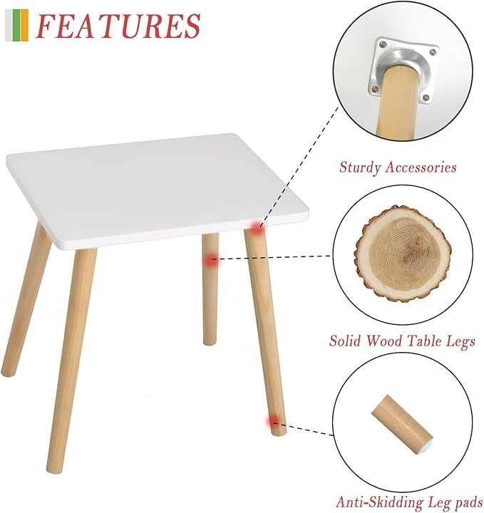 AWASEN Side Table, Small End Accent Table - Image 4