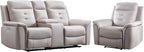 ANJ 2-Piece PU Leather Recliner Sofa Set - Image 8
