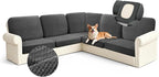 Arfntevss Sectional Couch Covers L Shape Couch Cushion Covers Slipcovers Fitted by Arfntevss