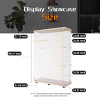 Beauty4U 2-Door Glass Display Cabinet, Collection Display, Quick Installation - Image 3