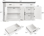 usikey 59” Large Buffet Cabinet - Image 3