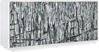 Hooker Furniture Melange Graffitio Wood Credenza in White by HookerFurniture