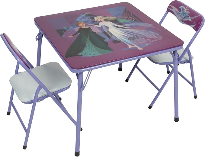 Disney Frozen Kids Folding Table & Chairs Set - Image 8