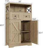 FiveWillowise Natural Storage Cabinet - Image 2