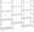 SUPERJARE Triple Bookshelf, Bookcase by SUPERJARE