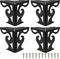 Piutouyar 3 Inch Hollow Out Furniture Legs Set of 4, Modern Triangle Couch Feet by Piutouyar